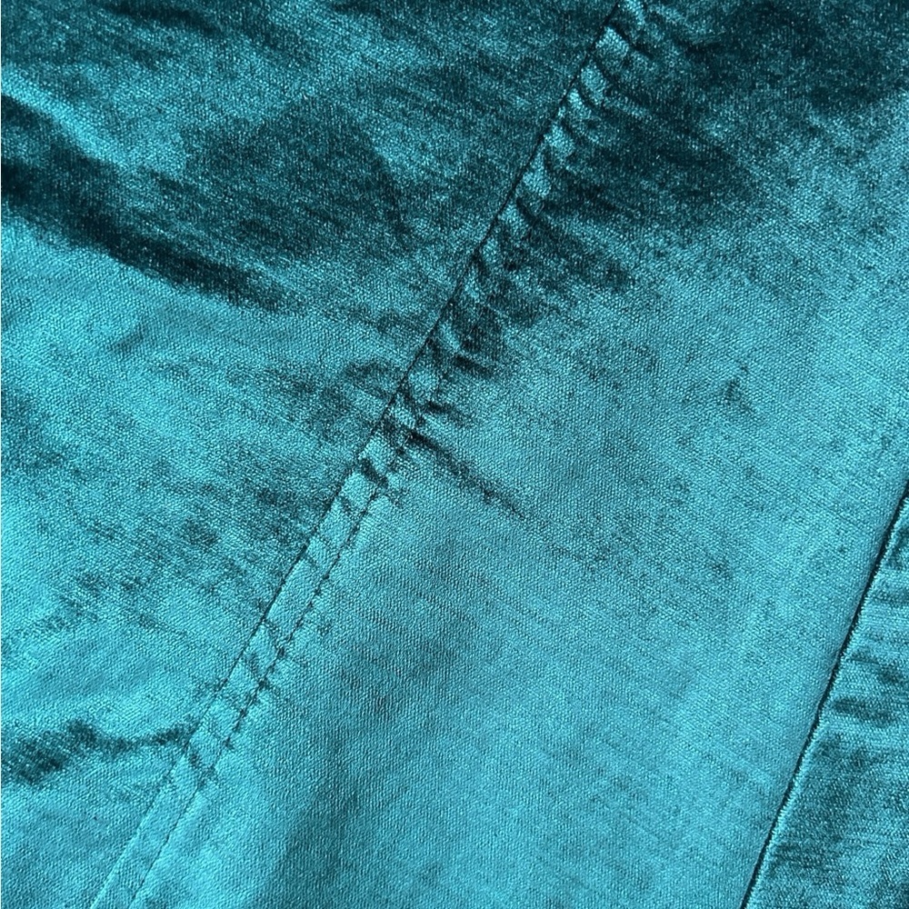 Free People Walk With You Velvet Flare Pants Emerald Green 70s Boho, Size 0 - Picture 10 of 13